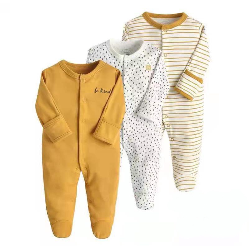 SET 3 BODY MAMAS&PAPAS CAO CẤP/ SLEEPSUIT CHO BÉ 0-6M CHẤT CỰC ĐẸP