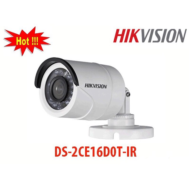 Trọn Bộ Camera giám sát Hikvision Thân Kim Loại 2MP Fhd 1080P [1-4 Mắt] - KÈM Ổ CỨNG HDD (Đủ phụ kiện lắp đặt)