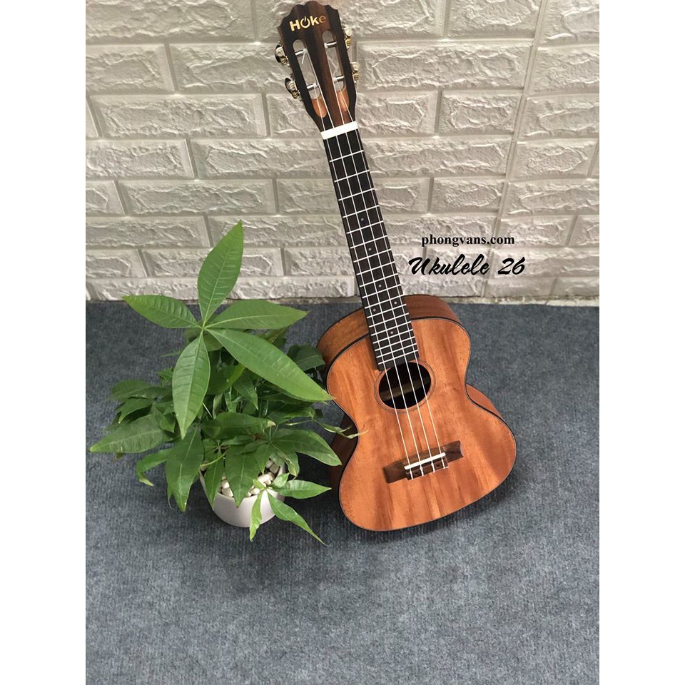 Đàn ukulele gỗ 26 đẹp giá rẻ