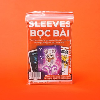Sleeve bọc bài 6.5x9.0cm dành cho board game Lớp Học Mật Ngữ - Cuộc Đua Sao Chổi
