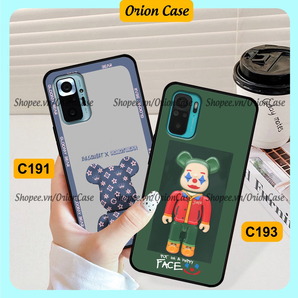 Ốp lưng Xiaomi Redmi Note 10 4G/5G / Note 10s / Note 10 Pro in hình bearbrick 3D thời trang, cá tính.