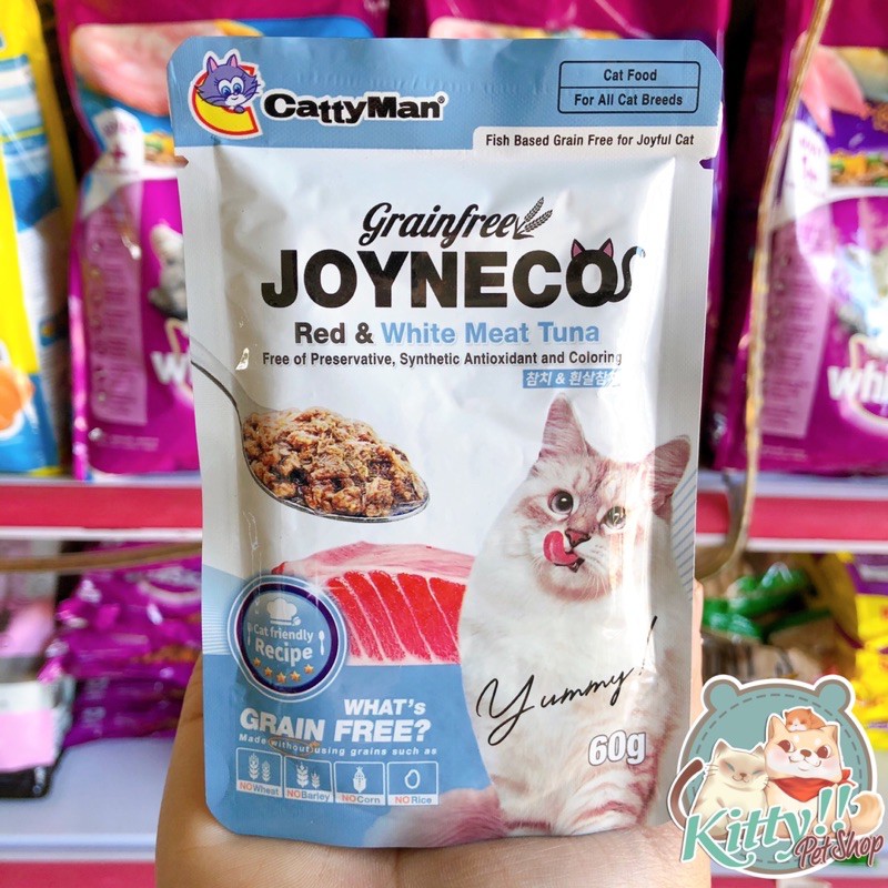 Thức ăn pate cho mèo không tinh bột Joyneco Grain Free thương hiệu Nhật made in Vietnam đủ vị Doggy Man, Kitty Pet Shop