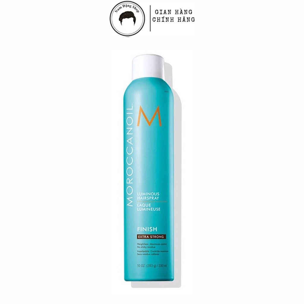 Gôm Xịt Giữ Nếp Moroccanoil Luminous Finish Strong 330ml