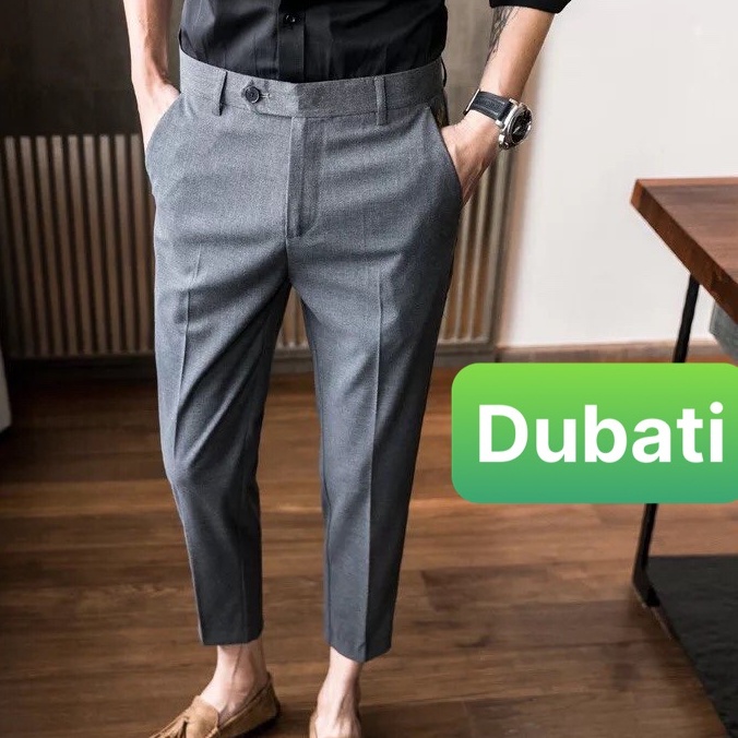 QUẦN TÂY ÂU NAM ỐNG CÔN CÔNG SỞ DÁNG ÔM CHẤT CO GIÃN- DUBATI FASHION