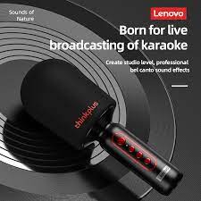 Lenovo Micro Karaoke DJ Bluetooth Di Động M1 Loa Chuyên Nghiệp Không Dây Micro Cầm Tay KTV Gia Đình