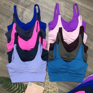 [ Freeship + Tặng kèm mút xịn ] Set Tập Thể Thao Chun Ngực Nơ