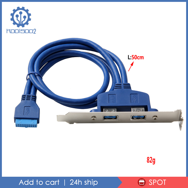 Bảng Mạch Chủ Koolsoo2 Usb 3.0 Cổng Kép Với Giá Đỡ Và Dây Cáp 20 Pin