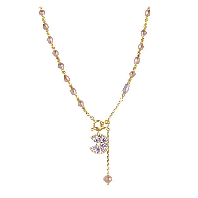 Vòng Tay Chuỗi Hạt Ngọc Trai Tự Nhiên Thời Trang Cho Nữ