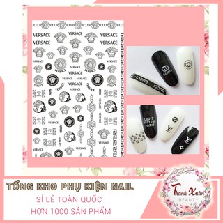 Sticker thương hiệu nổi tiếng trang trí móng tay - Thanh Xuân Nail