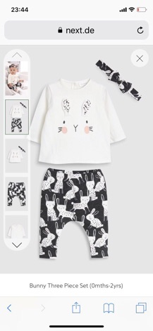 Set thỏ 3 chi tiết Hm