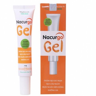 NACURGO GEL (Mỹ phẩm) Đánh bay thâm sẹo mụn, chặn đứng viêm nang lông