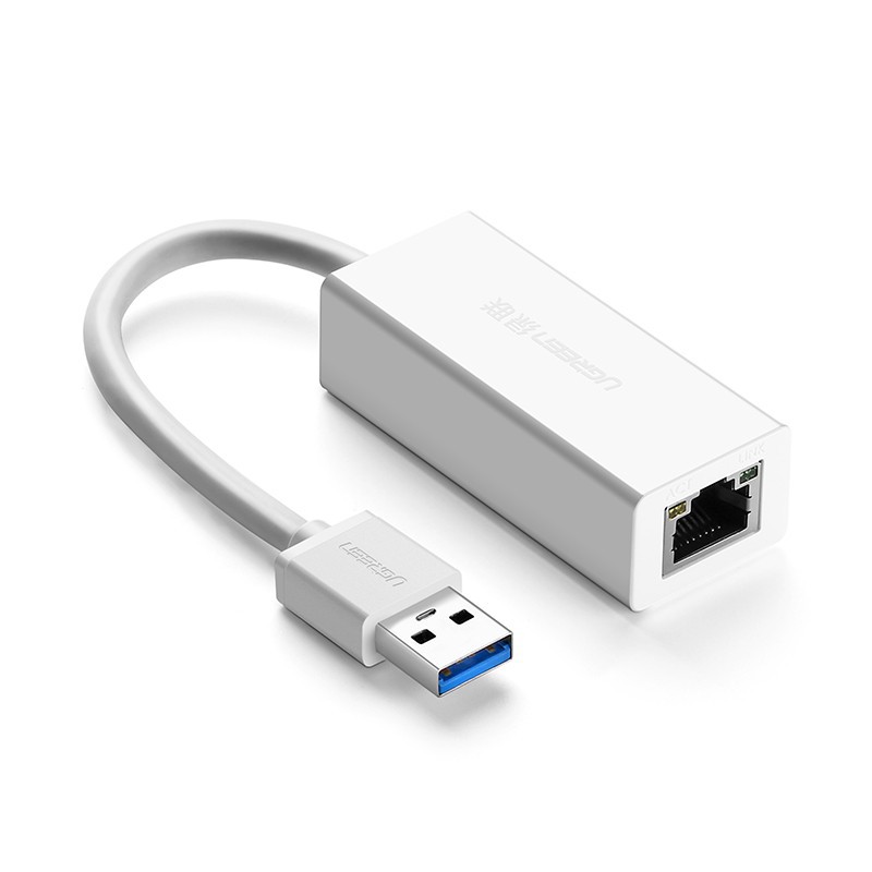 Cáp Chuyển USB 3.0 Sang Lan 1000Mbps UGREEn 20255 - USB 3.0 To Lan Hàng Chính Hãng - 20255