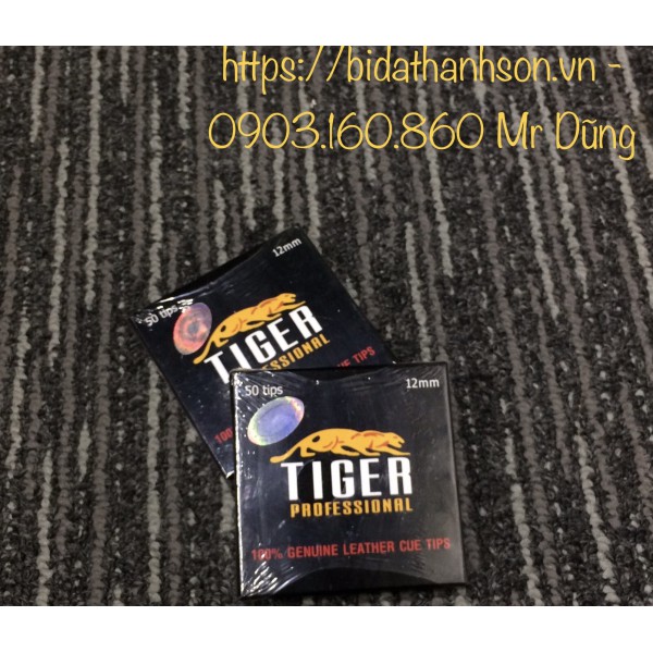 ĐẦU CƠ BIDA CLB - TIGER 11.5MM - 12MM - 13MM - HỘP 50 VIÊN