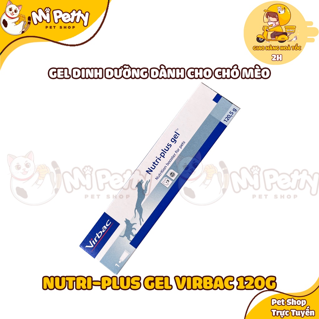 Nutri plus-Gel dinh dưỡng cao cấp dành cho chó mèo Virbac 120G