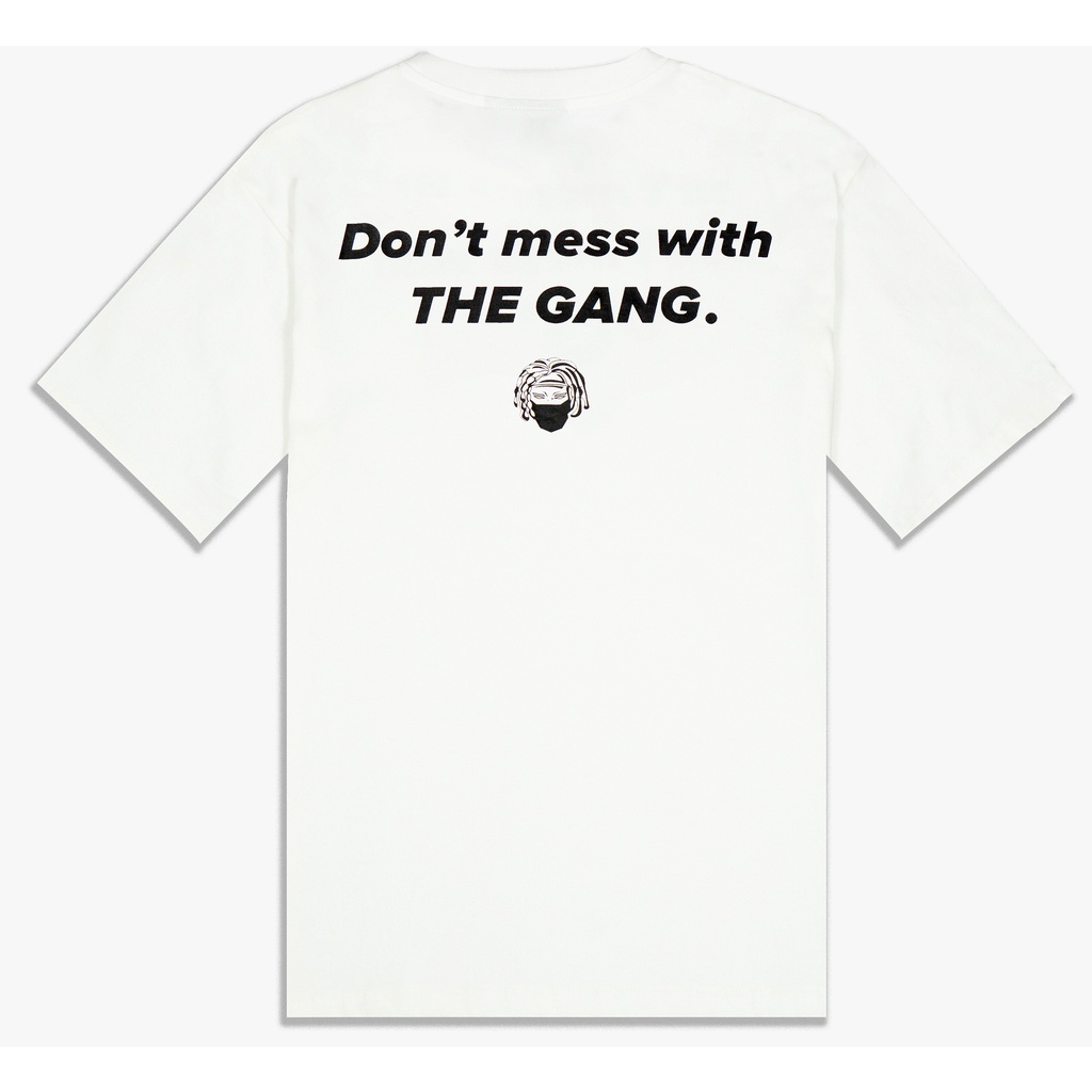 Áo thun Chữ basic - Trắng - Street Gang