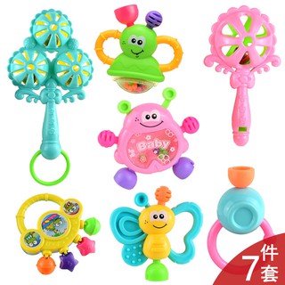 Bộ đồ chơi lúc lắc, xúc xắc 7 món cho bé M01