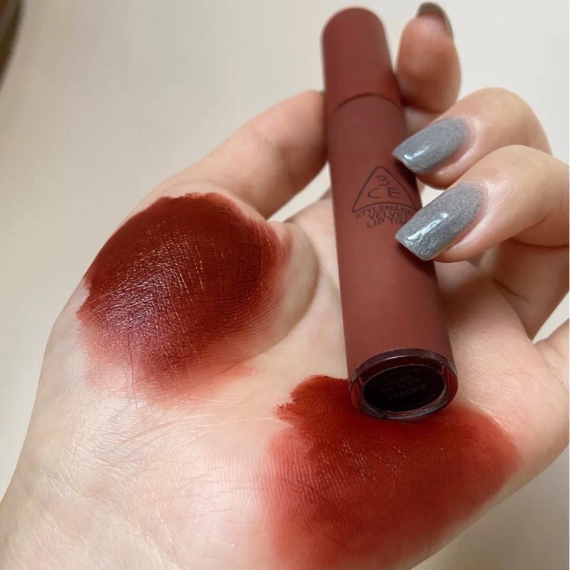 SON KEM 3CE TAUPE ĐỎ NÂU VELVET LIP TINT