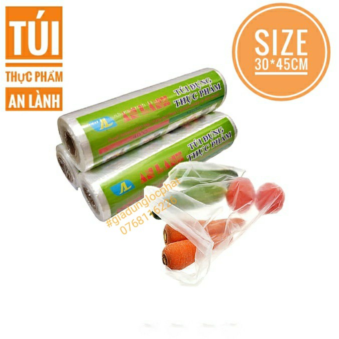 Túi đựng thực phẩm An Lành size 30 x 45 x 500gr / cuộn