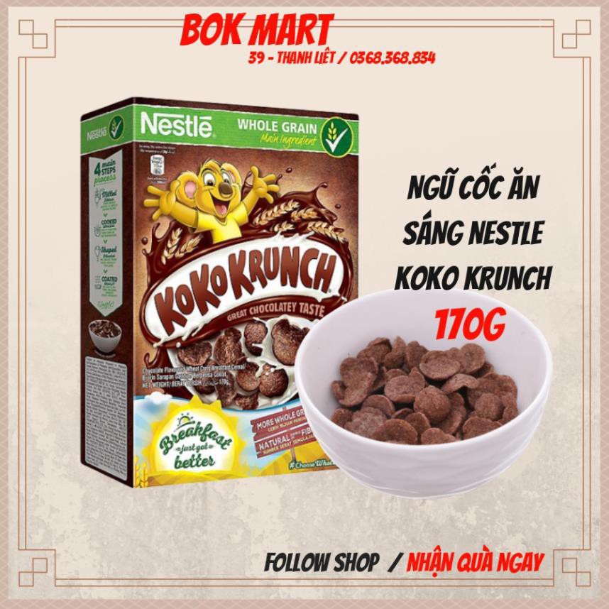 💥 ⚡ SẢN PHẨM CHÍNH HÃNG ( NGŨ CỐC ĂN SÁNG NESTLE KOKO KRUNCH 170G