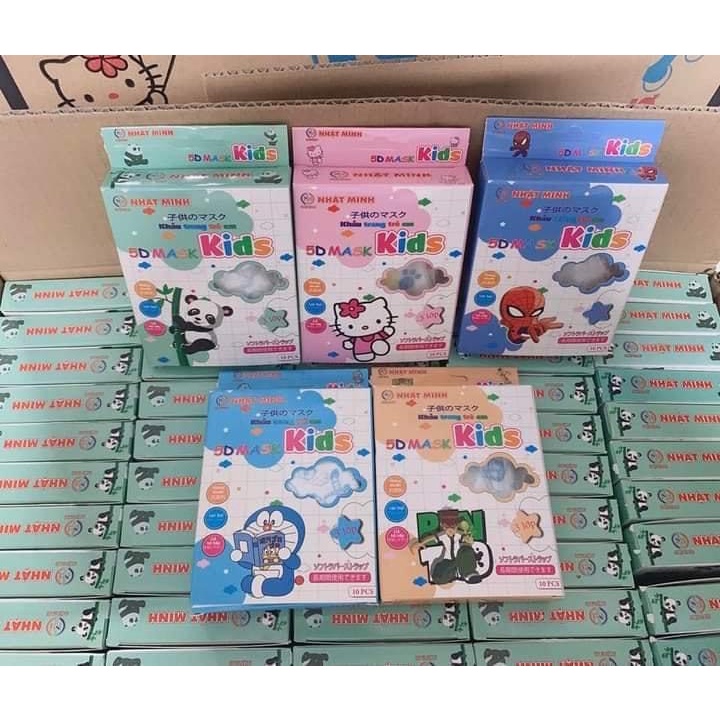 Khẩu Trang Trẻ em Mask Kids, Khẩu Trang Cho Bé Kháng Khuẩn, Ngăn Bụi Mịn