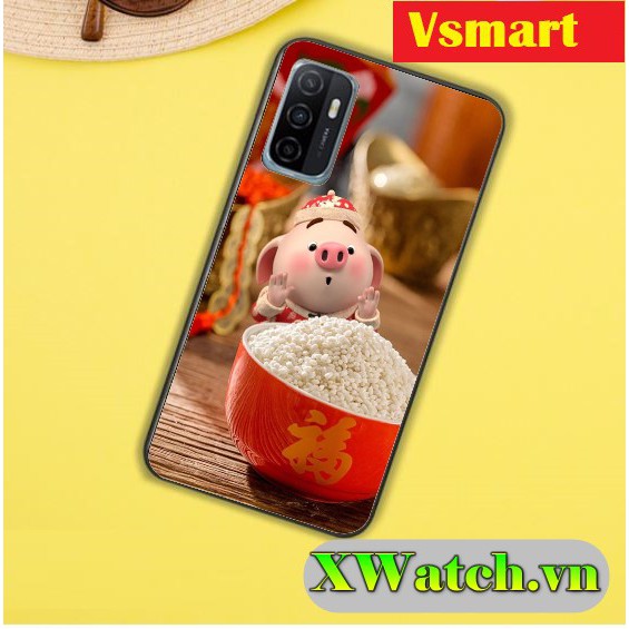 Ốp lưng dẻo TPU Vsmart Star 5 Vsmart Joy 3 Vsmart Active 3 Vsmart Star 3 Vsmart Star 4 Vsmart Live 4 in hình Heo P6