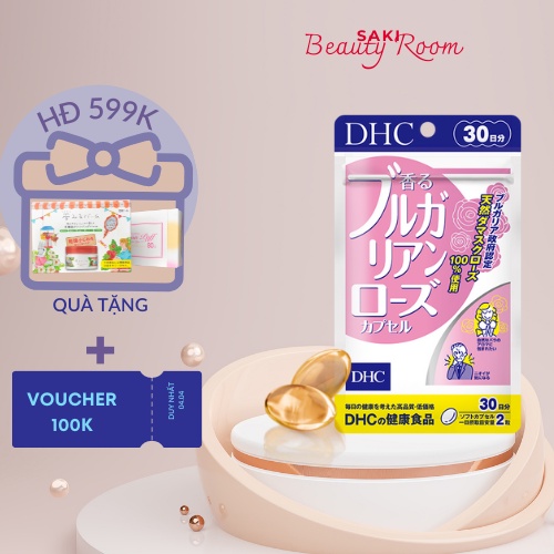 Viên Uống Hương Hoa Hồng DHC 30 ngày chiết xuất từ hoa hồng