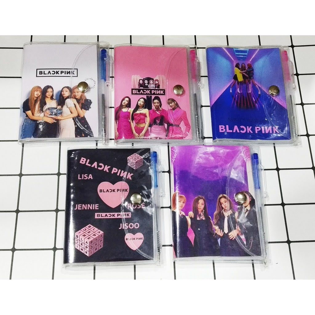 Sổ tay kèm bút BLACKPINK 8x10cm