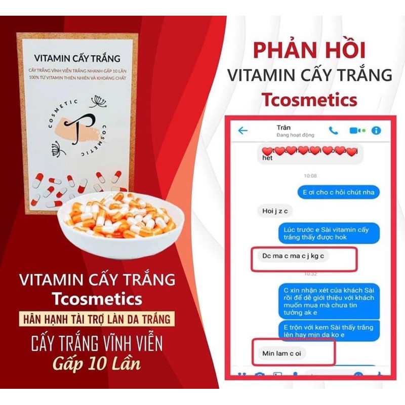 [1 viên] VIÊN CẤY TRẮNG SIÊU TỐC, VIÊN VITAMIN CẤY TRẮNG NHANH GẤP 4-5 LẦN KEM DƯỠNG THƯỜNG