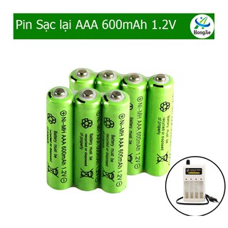 Pin Sạc Lại AAA Dung Lượng 600mah 1.2V