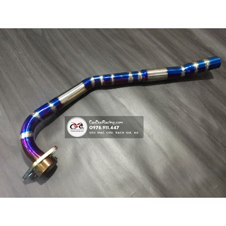Cổ pô titan ex135 xi khúc hàn vảy cá