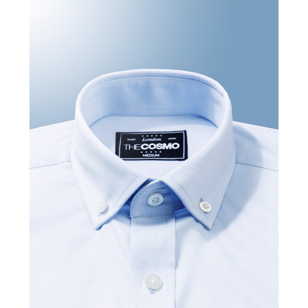 Áo Sơ Mi The Cosmo EASY CARE SHIRT Màu Xanh TC1022091LB