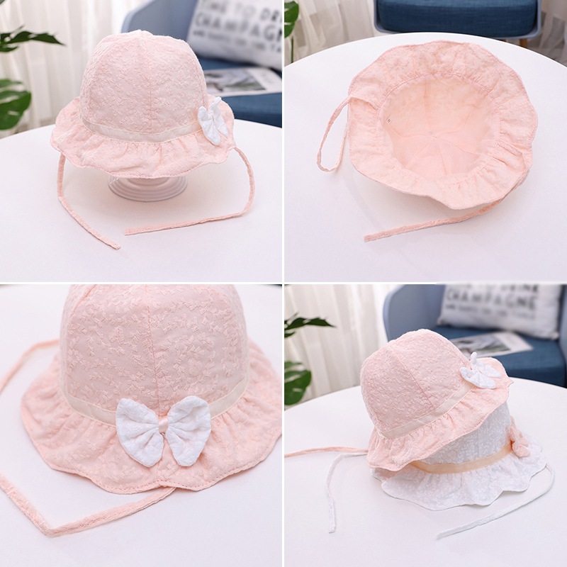 Nón Vành Tròn Thời Trang Dành Cho Bé Gái 1-3 Tuổi