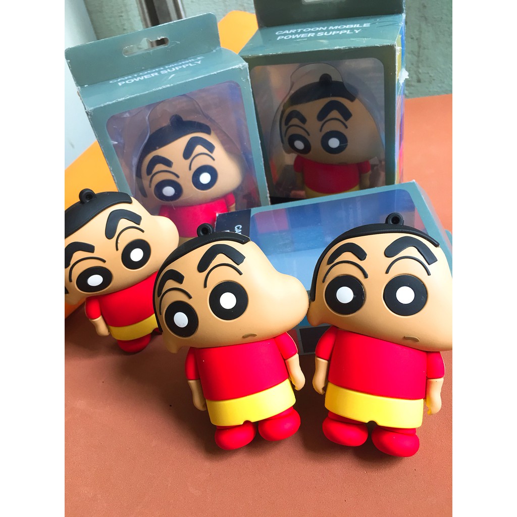 SẠC DỰ PHÒNG HÌNH SHIN-CẬU BÉ BÚT CHÌ cute-sạc dự phòng hình thú dễ thương