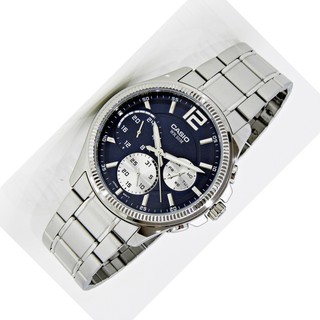 Đồng hồ Nam Casio MTP-E305D-2AVDF dây inox
