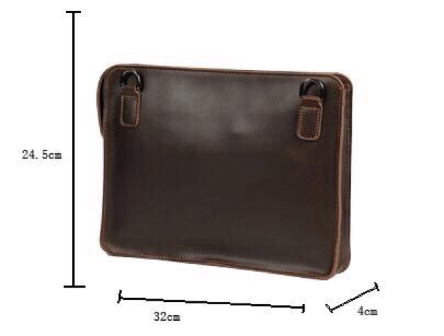 CLUTCH DA BÒ CAO CẤP VỪA A4
