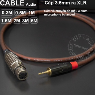 Dây cáp micro 3.5mm ra canon XLR cái