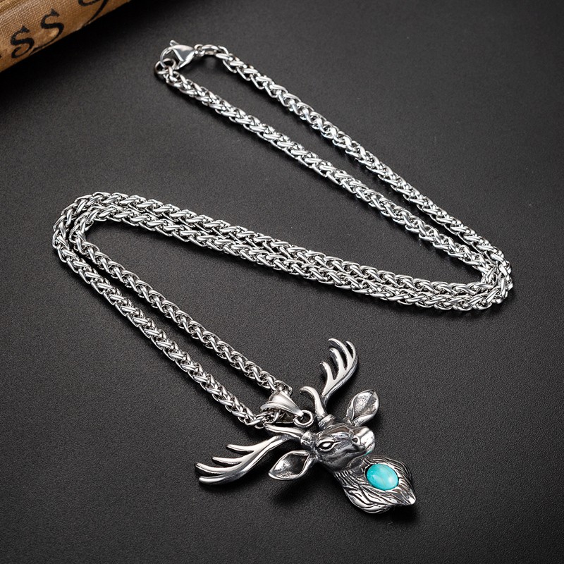 Vòng cổ cặp đôi bằng thép titan không gỉ phong cách hip hop