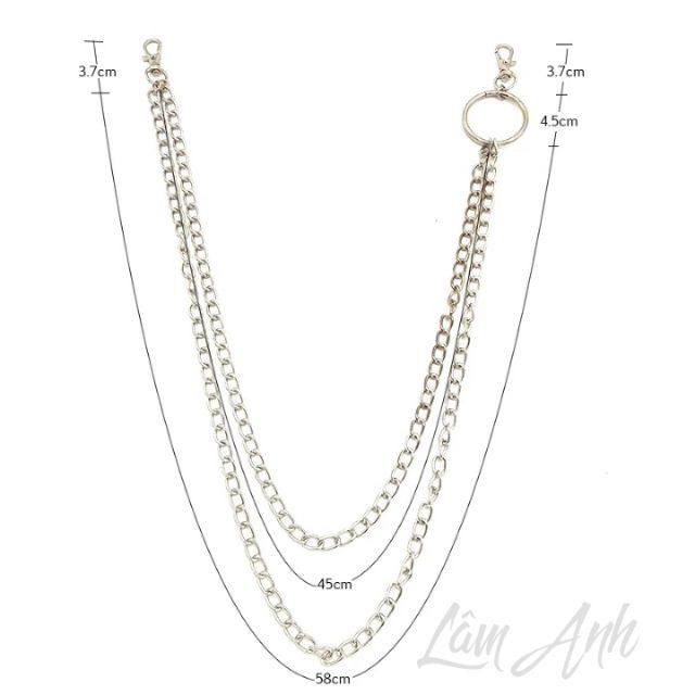 Dây Xích Chain Quần Jean Hip Hop kì