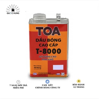 Dầu bóng cao cấp dùng cho đồ gỗ,chống mốc,bảo bệ gỗ TOA T-8000-Hàng chính hãng