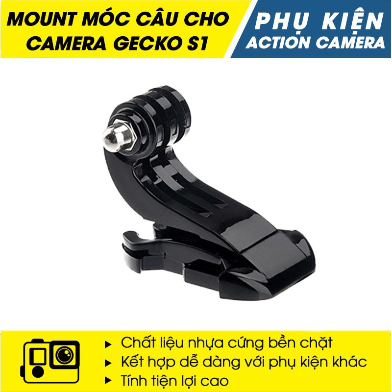 Đế móc câu (chữ J ) cho camera hành trình