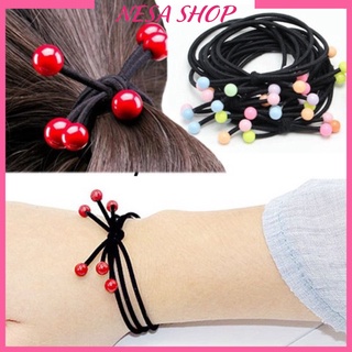 Dây cột tóc nữ hạt chery, nesa shop, dễ thương phong cách hàn quốc