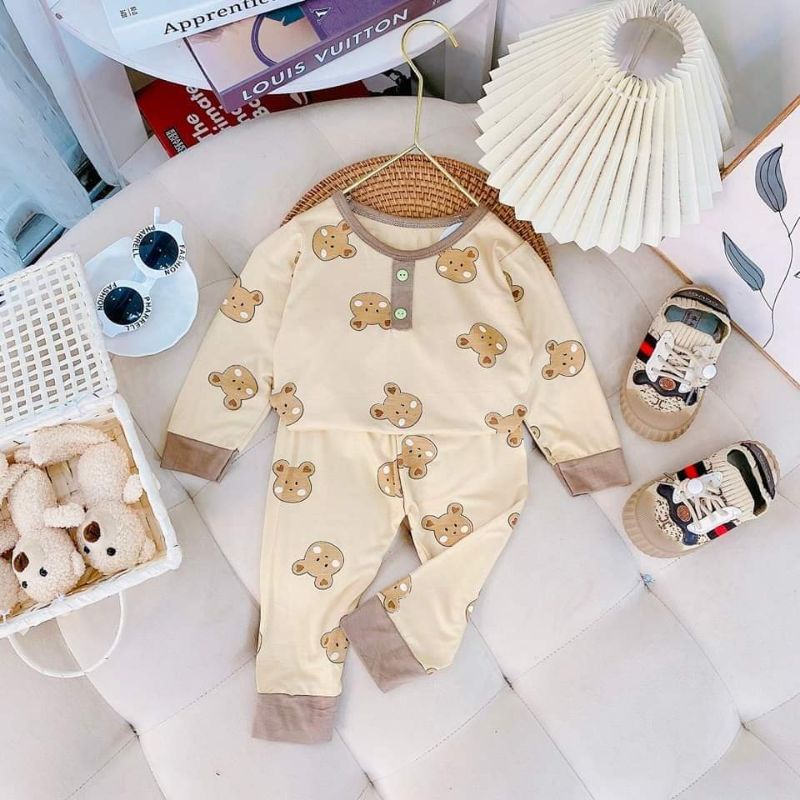 Siêu phẩm mới bộ dài tay trẻ em thun lạnh mikymom  cho bé trai gái