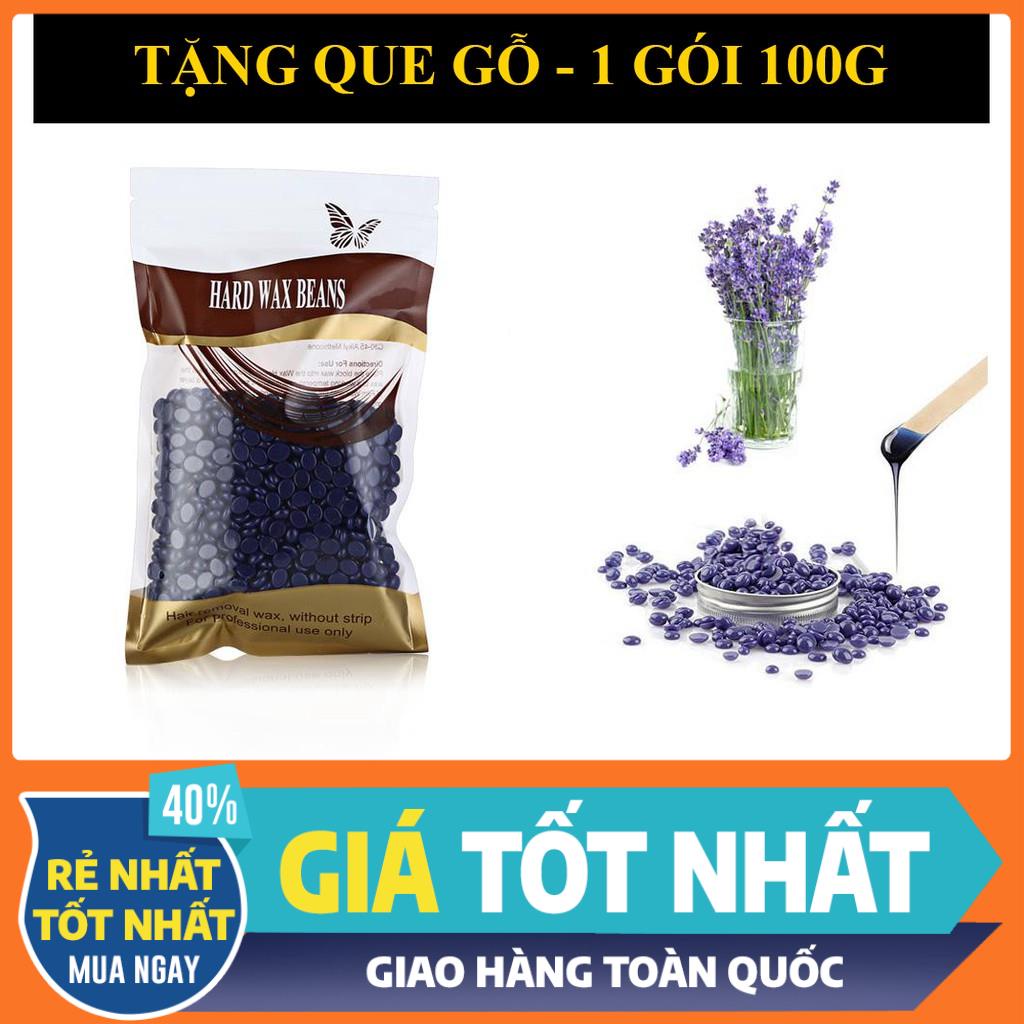 💖GIÁ SỈ💖 Sáp wax lông nóng hạt đậu 100g, tẩy tế bào chết cho da, lông mọc chậm hơn 5868