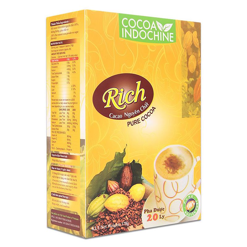 Bột Cacao Hòa Tan Passion 3 In 1 Cocoa Indochine Chính Hãng - Đủ size