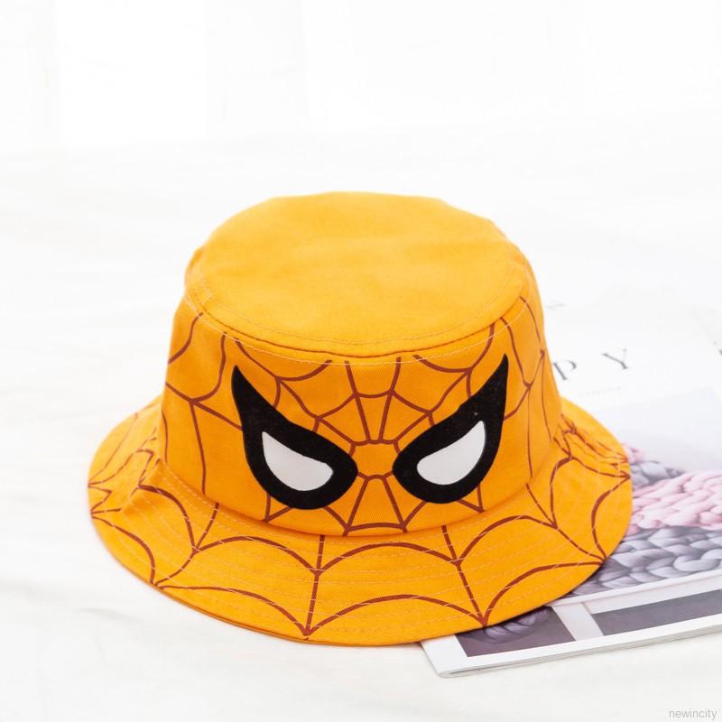 Mũ xô hoạ tiết mặt người nhện thời trang cho bé