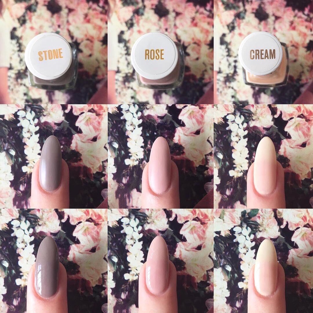 Sơn móng tay Pastel Nude Nail Polish các tông màu Nude