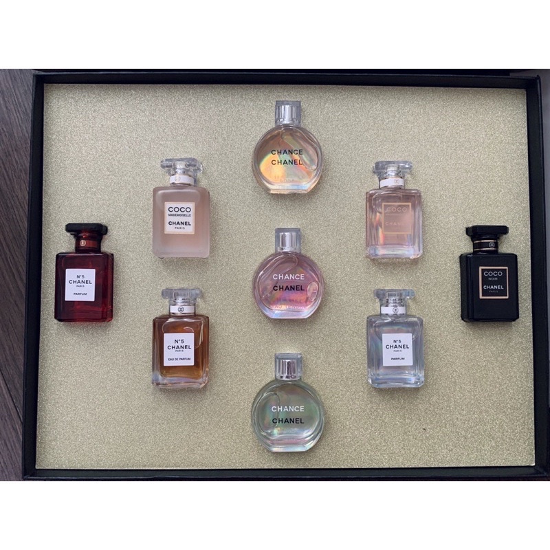 Set Bộ Nước Hoa Chanel mini 9 chai