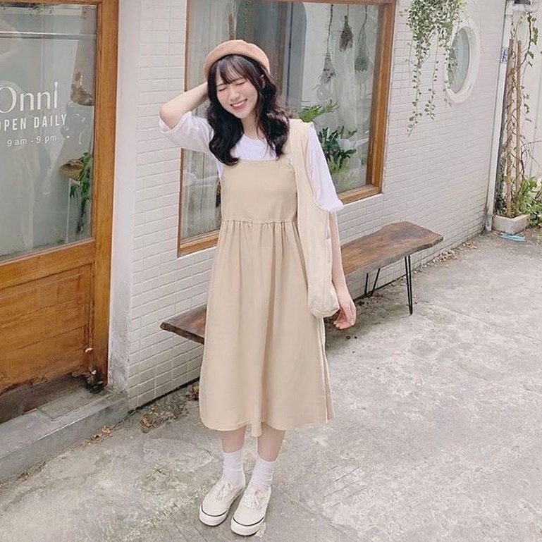 Váy kaki baby doll be siêu dễ thương MEMN 424