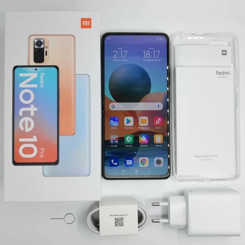Phiên Bản Quốc Tế Điện Thoại Xiaomi Redmi Note 10 Pro 6G + 128G / 8G + 128G Snap Dragon 732G 33W Sạc Nhanh