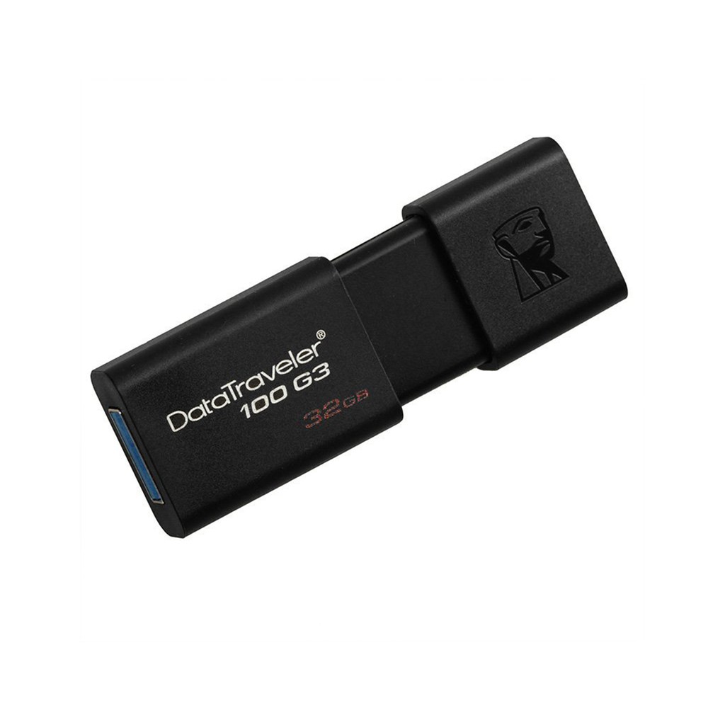 USB Kingston DT100G3 32GB / 64GB nắp trượt tốc độ upto 100MB/s - Hãng phân phối chính thức